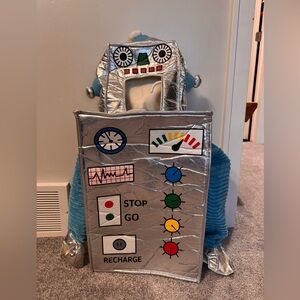 Silver Robot Costume 3T